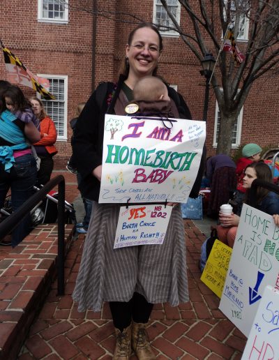 Rally 2013 - I am a homebirth baby
